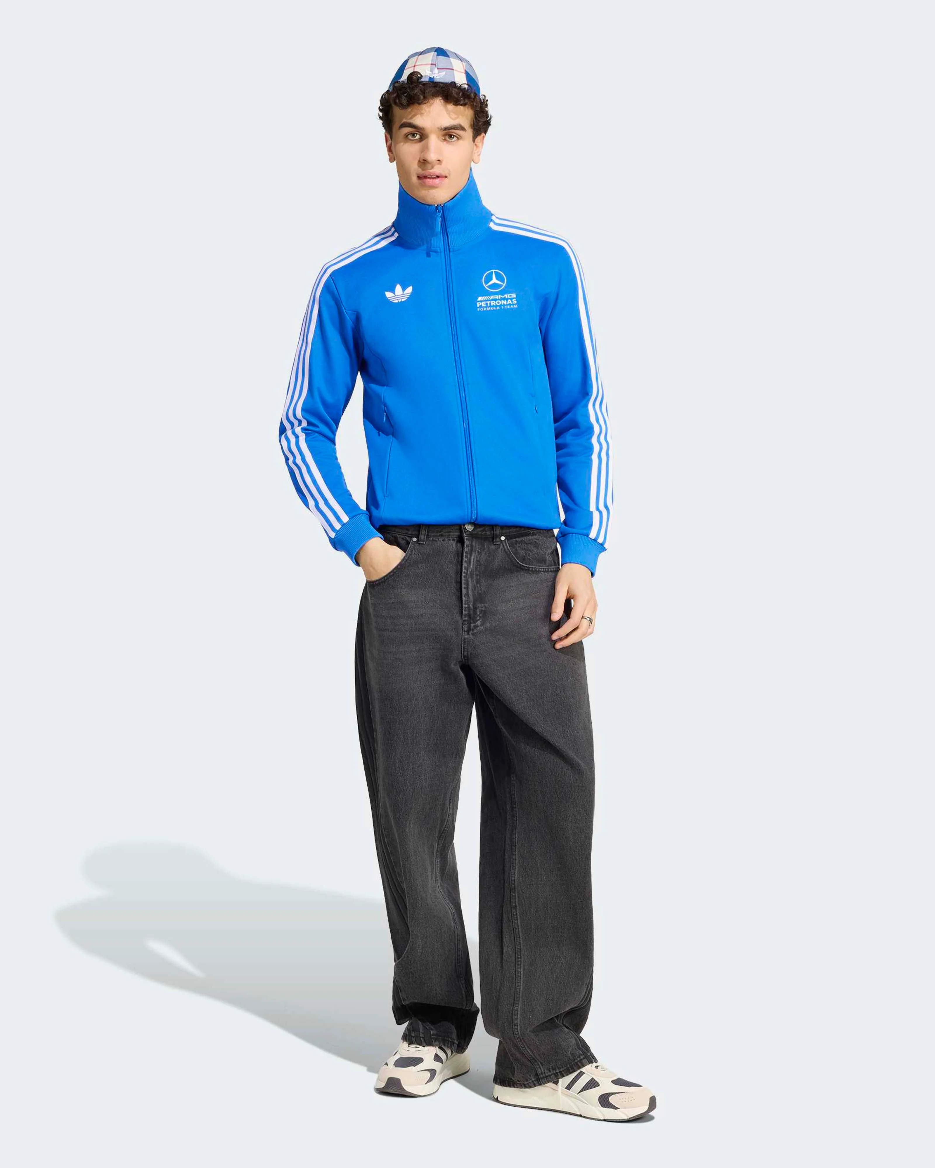 Mens Blue Wonder Track Top Blue - Image 7