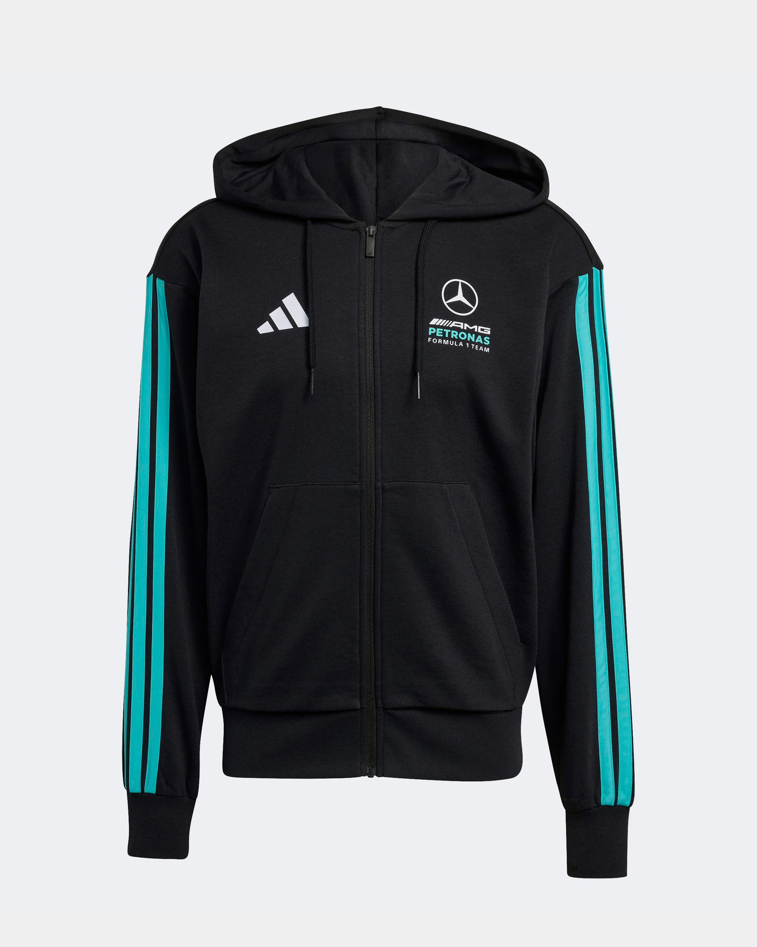 Mens DNA Full-Zip Hoody Black - Image 5