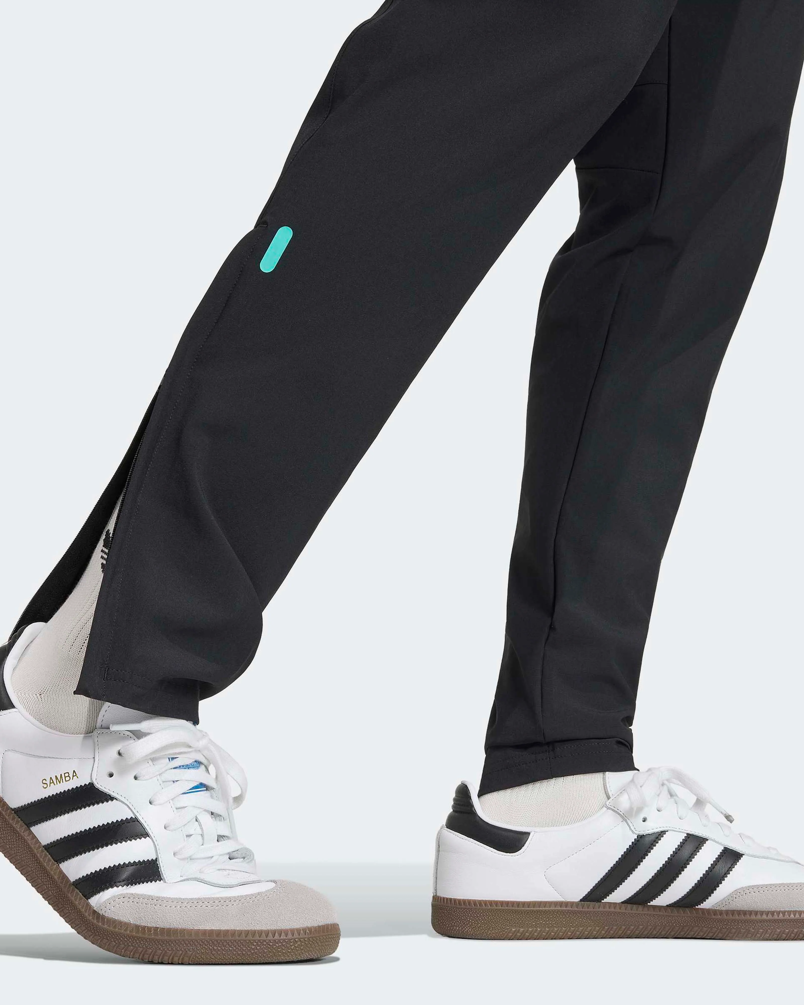 Mens Night Tracksuit Pants Black - Image 5
