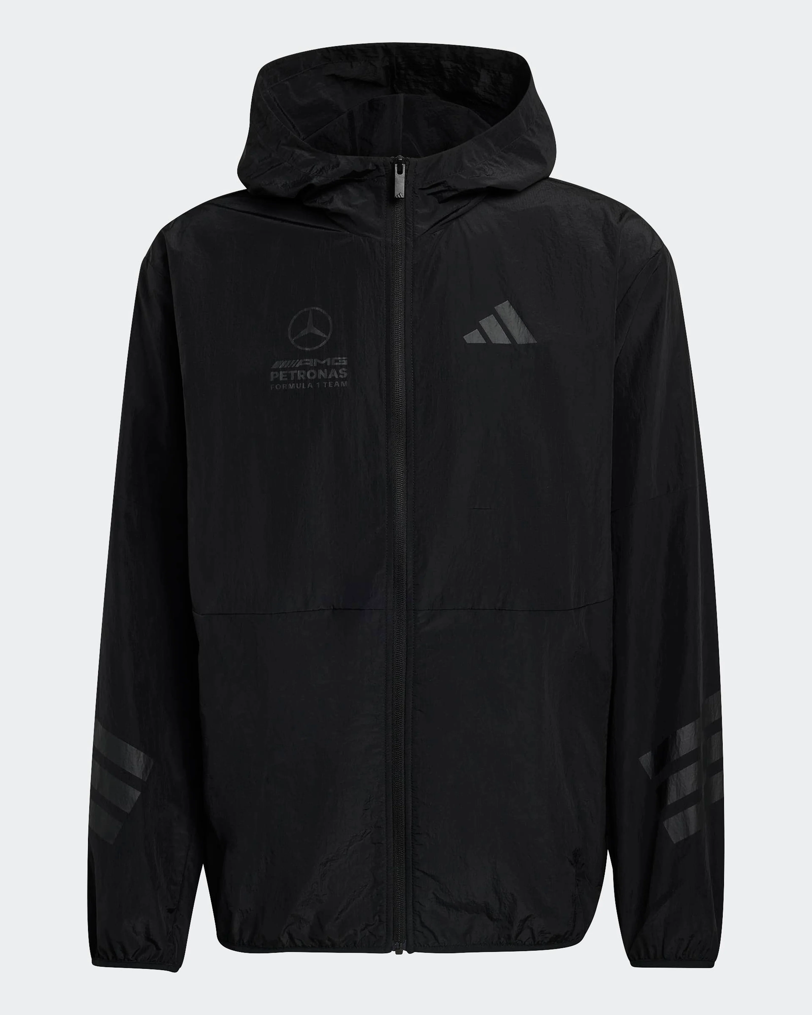 Mens Night Windbreaker Black - Image 6