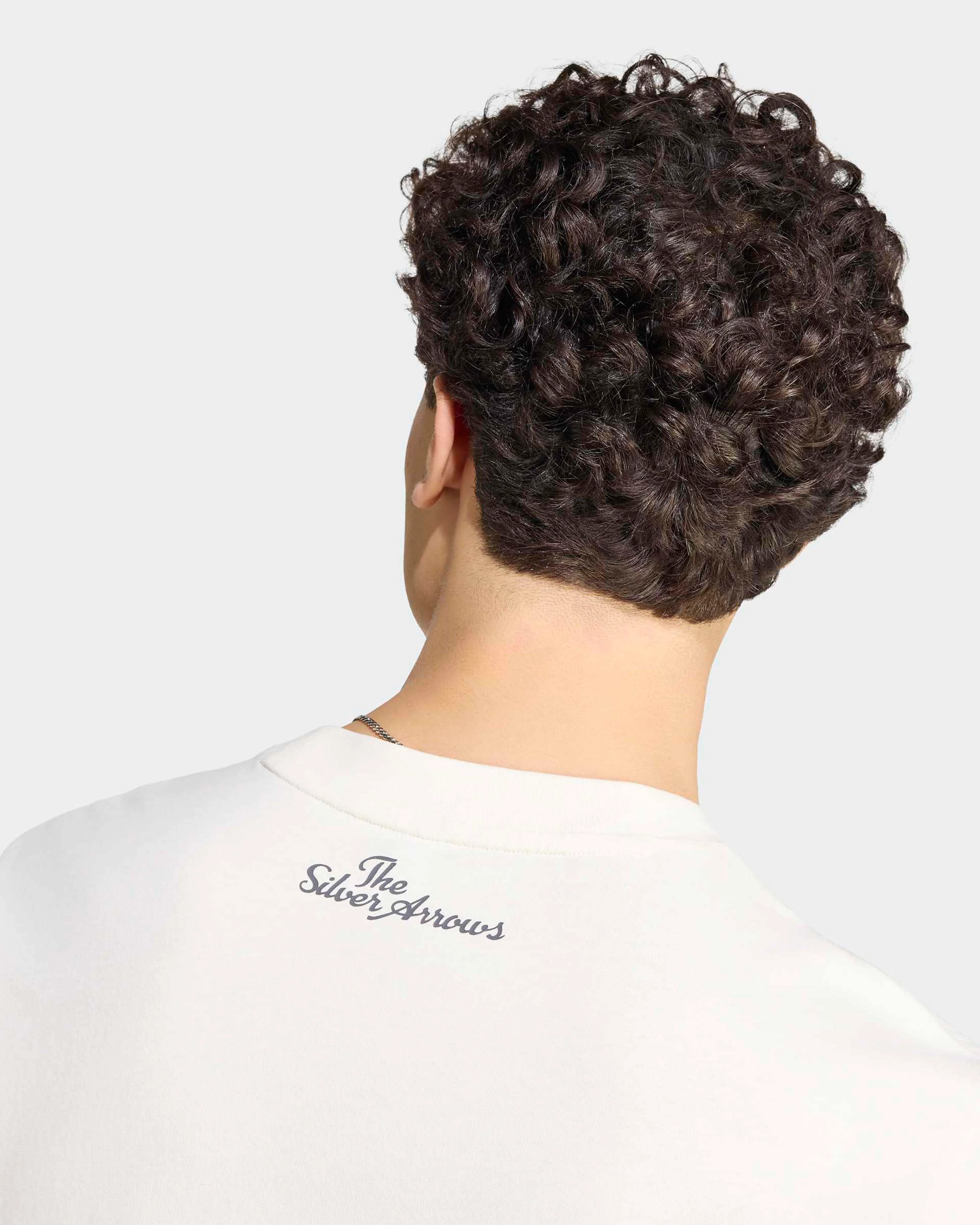 Mens Silver Arrows Graphic T-shirt Off White - Image 6