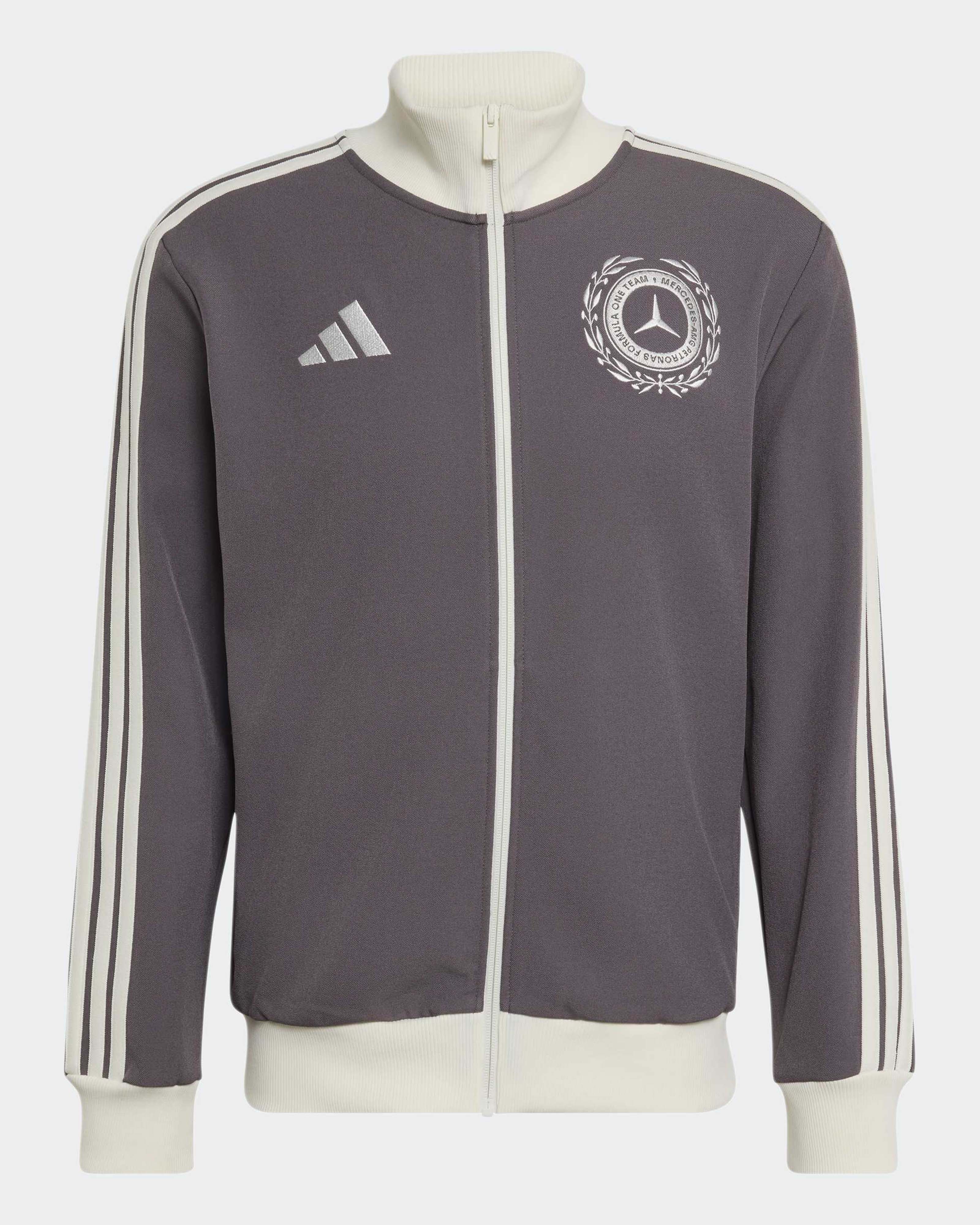 Mens Silver Arrows Icon Track Top Grey - Image 7