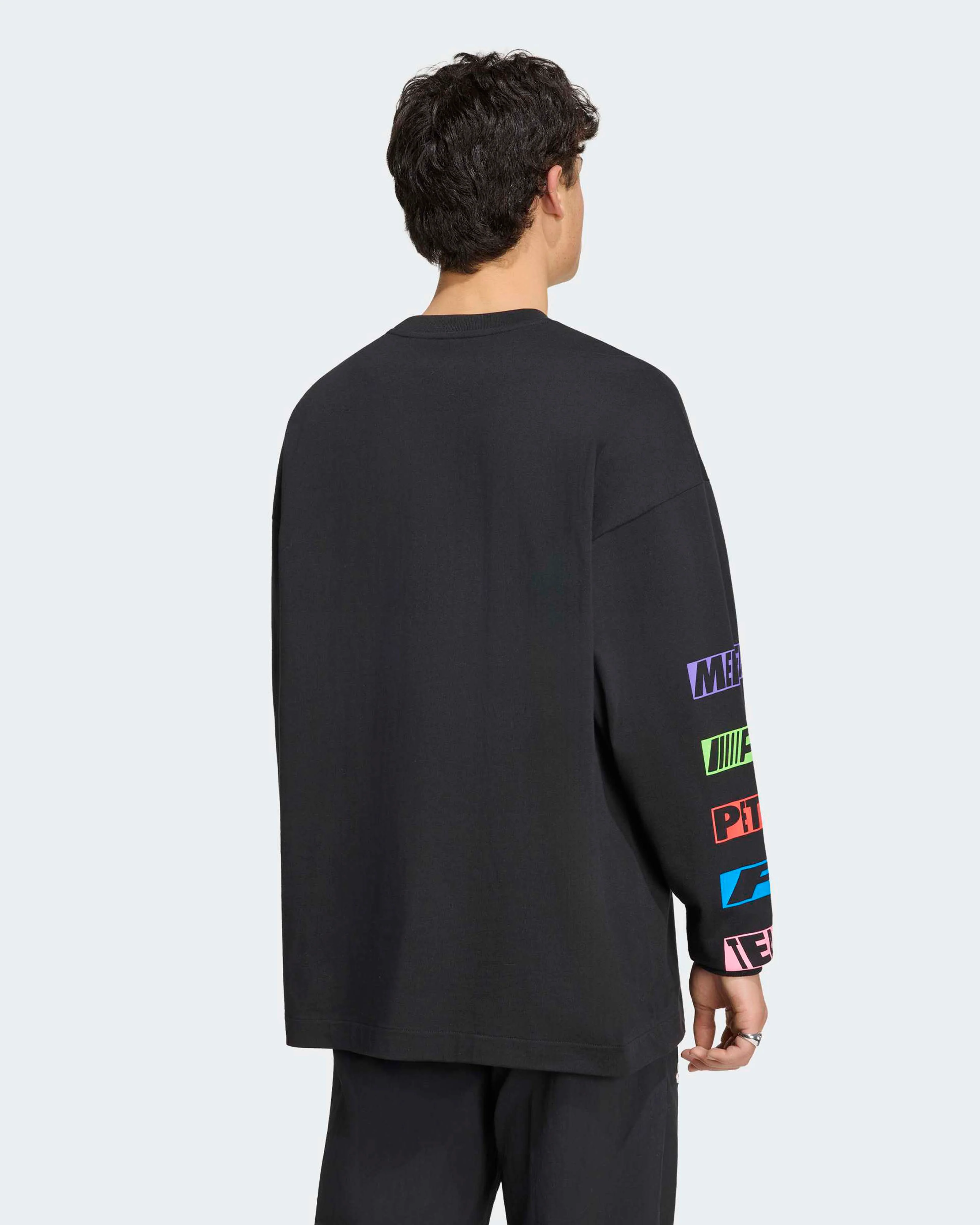 Unisex Lights On Longsleeve T-shirt Black - Image 3