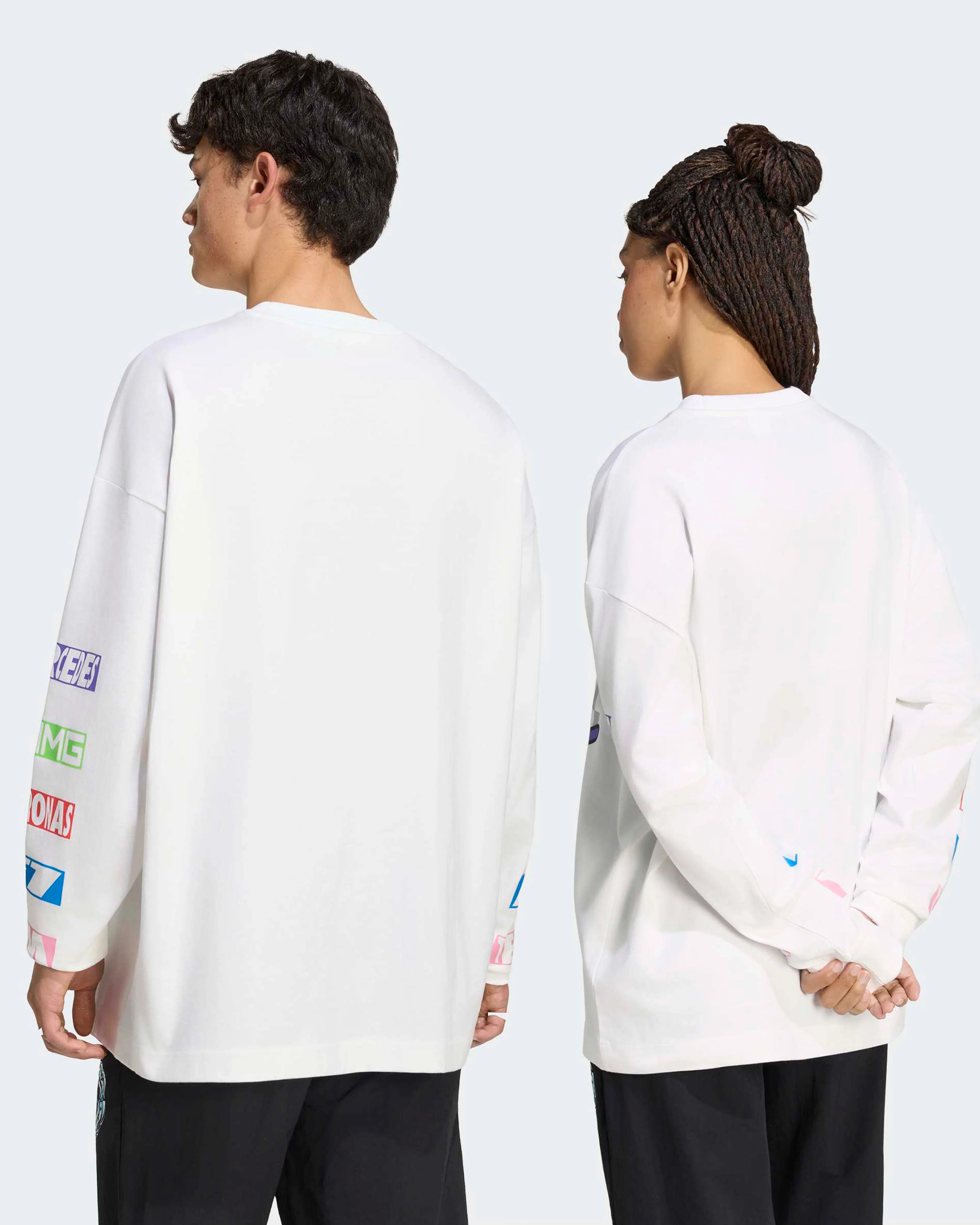 Unisex Lights On Longsleeve T-shirt White - Image 8