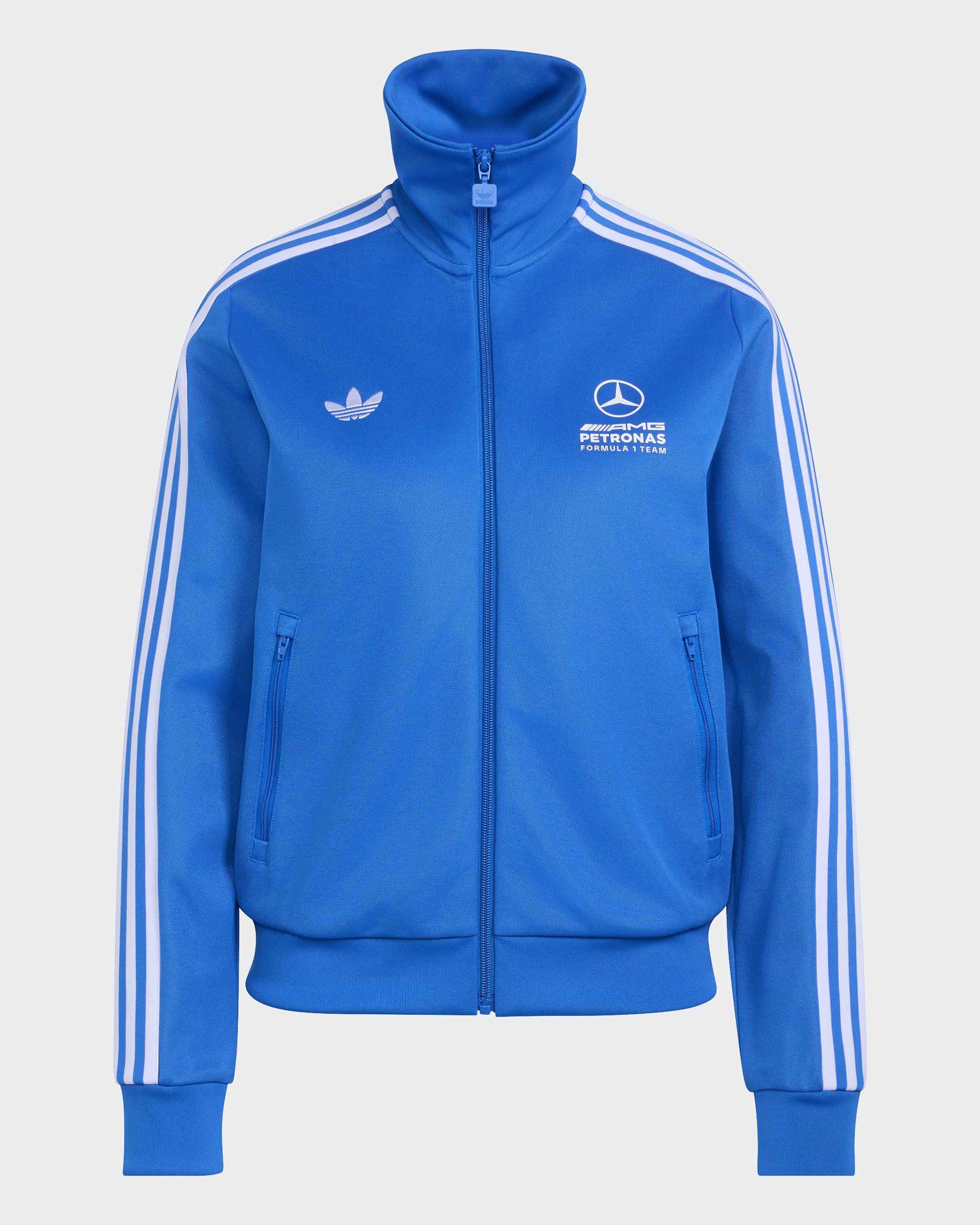 Womens Blue Wonder Track Top Blue - Image 6