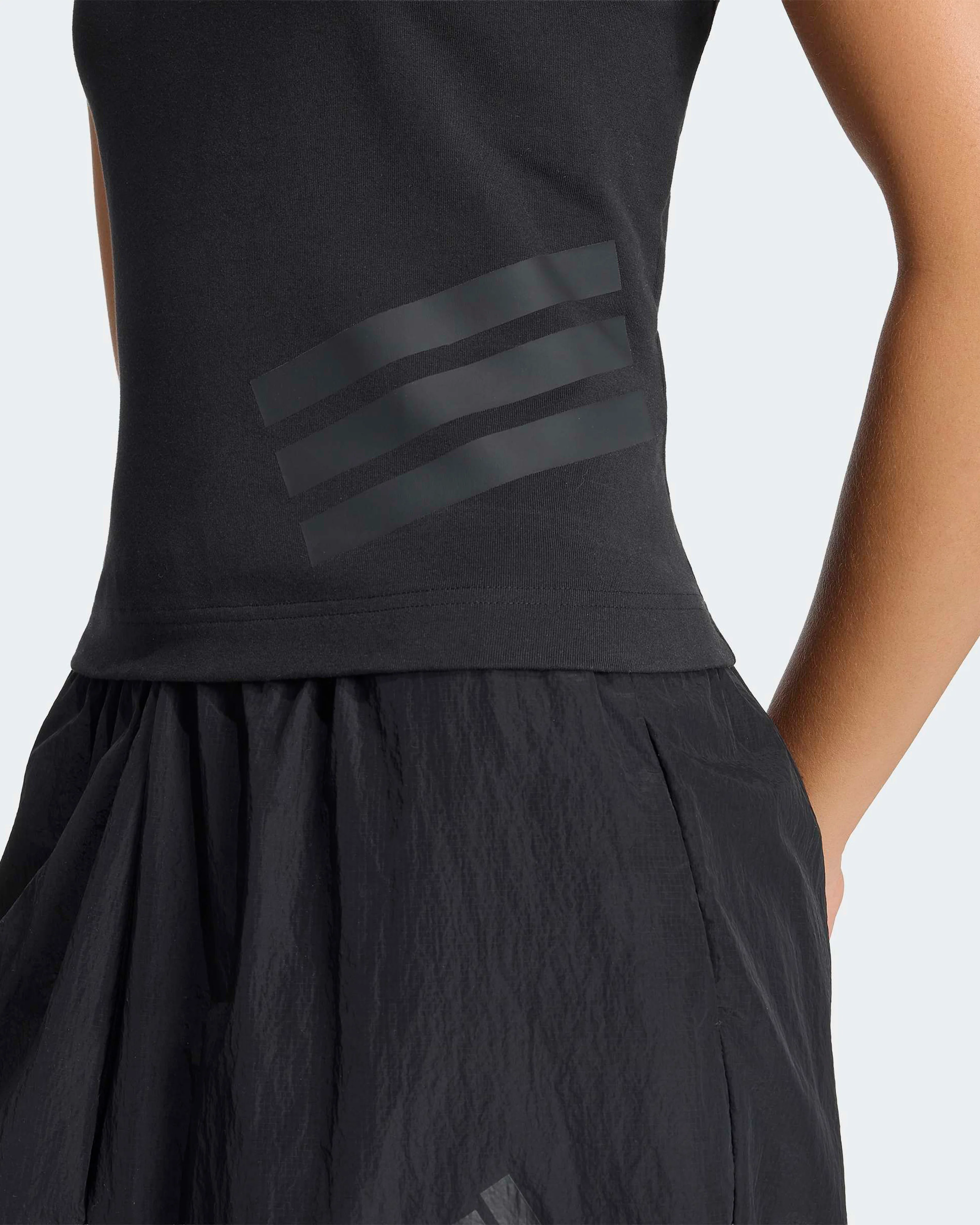 Womens Night Tank Top Black - Image 5