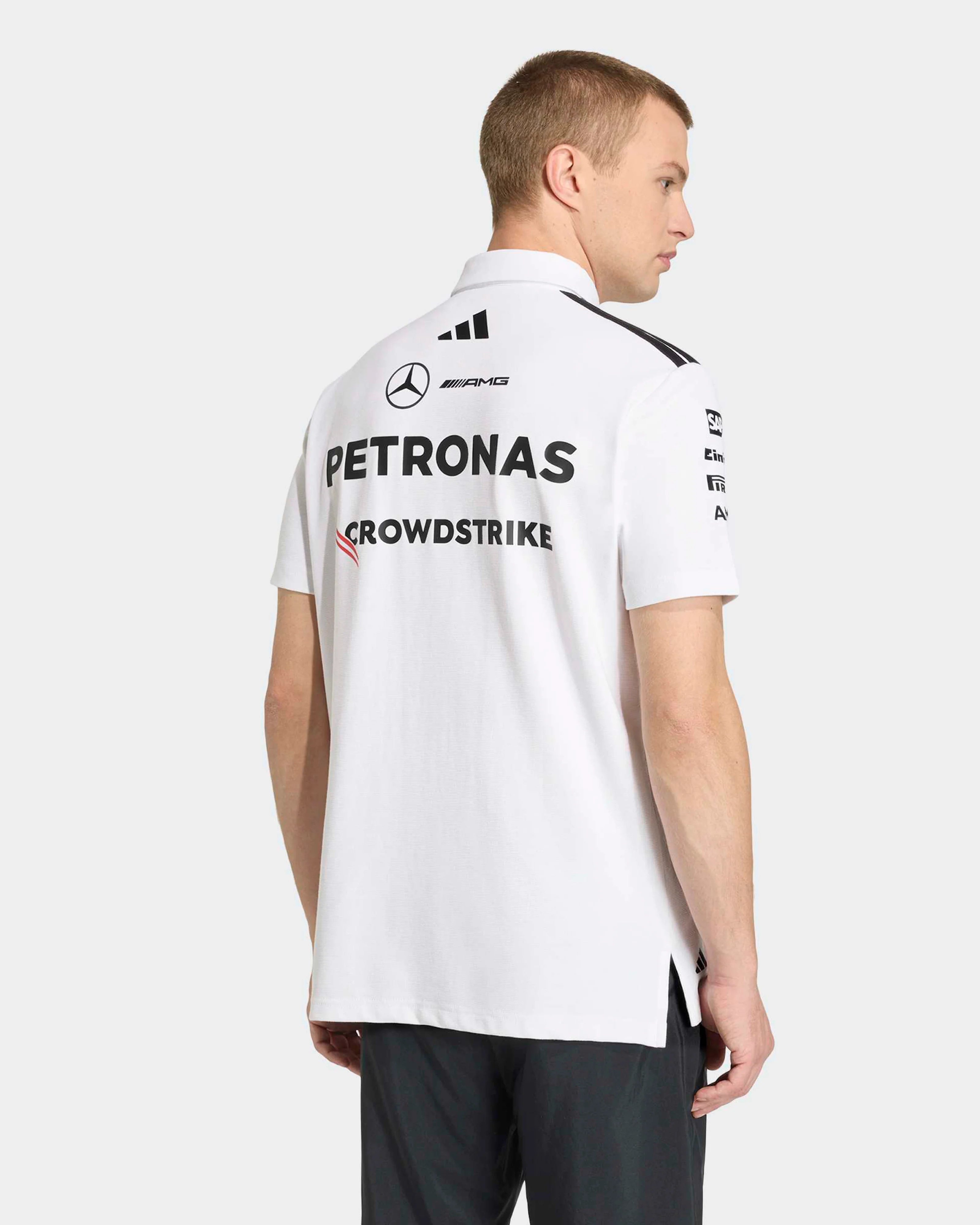 Mens 2026 Team Polo White - Image 2