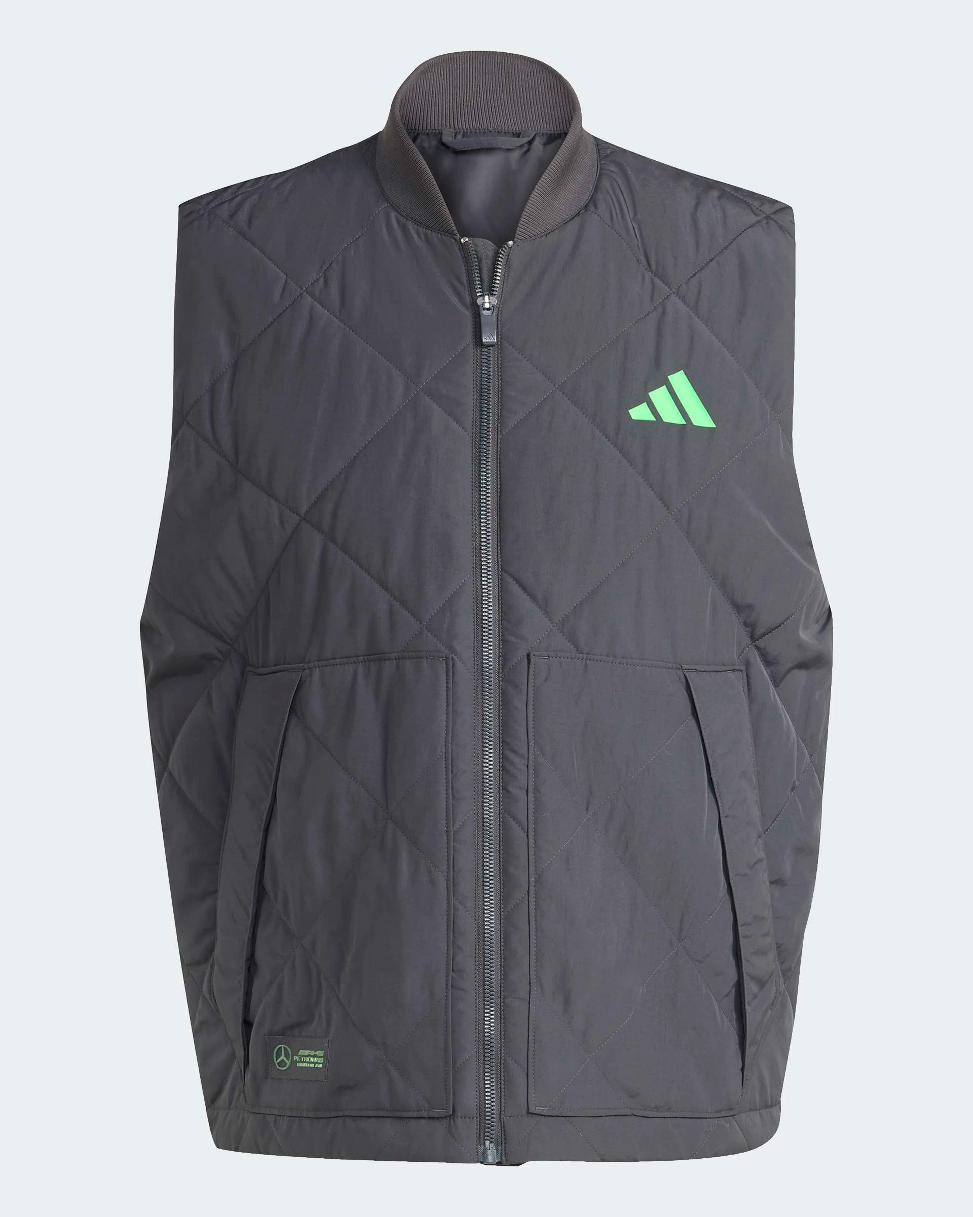 Mens Premium Sweat Vest Grey - Image 6