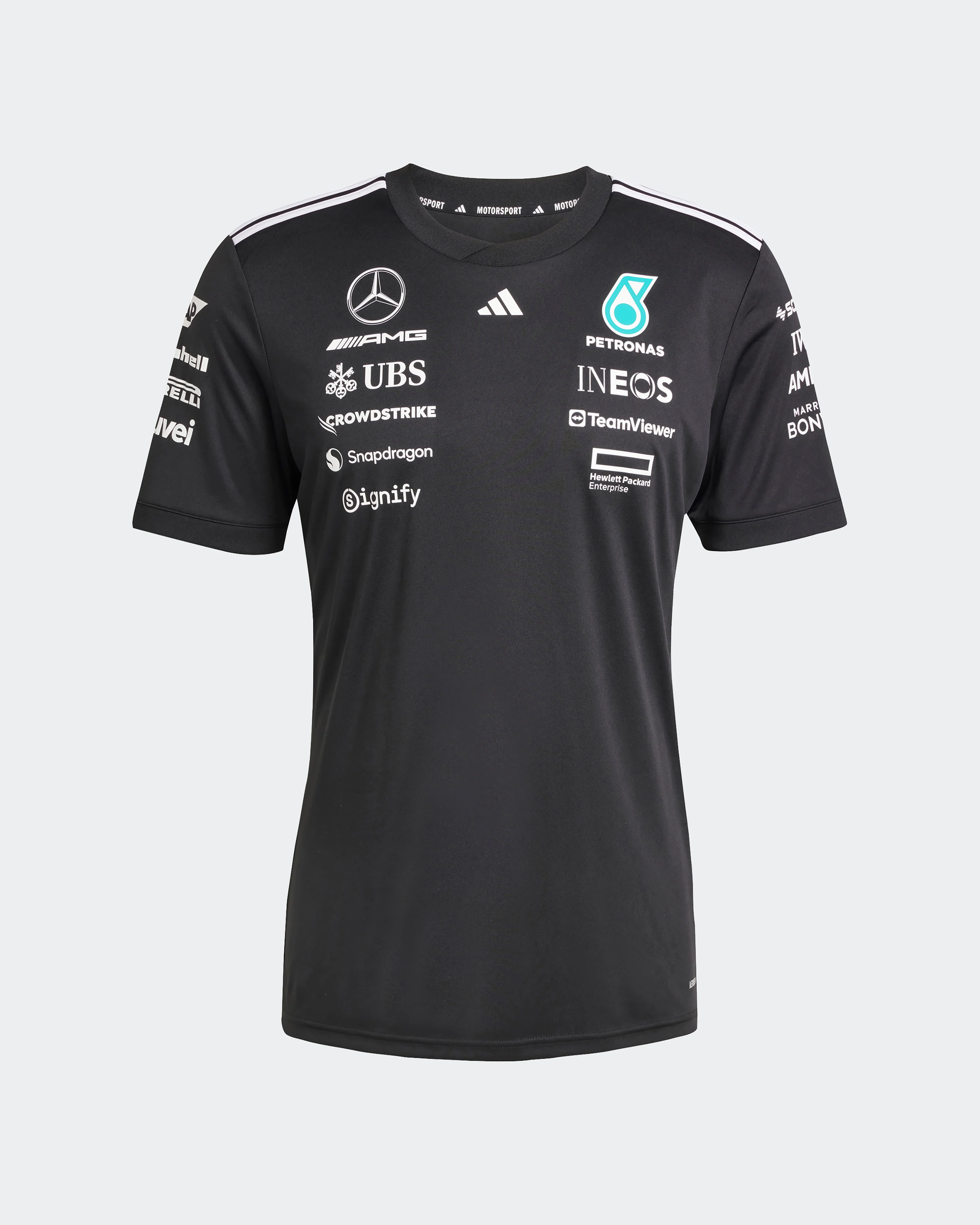 Womens 2025 Team Driver Tee Black - Image 6